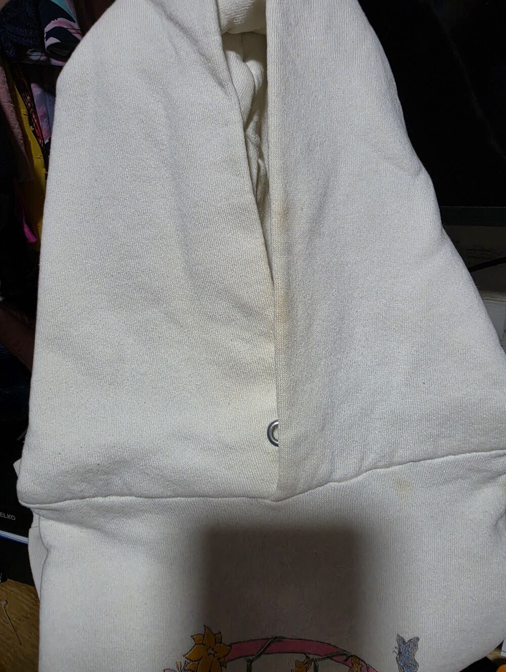 ♡Harley-Davidson Women's White Hoodie Sweatshirt Size Large - Picture 7 of 9
